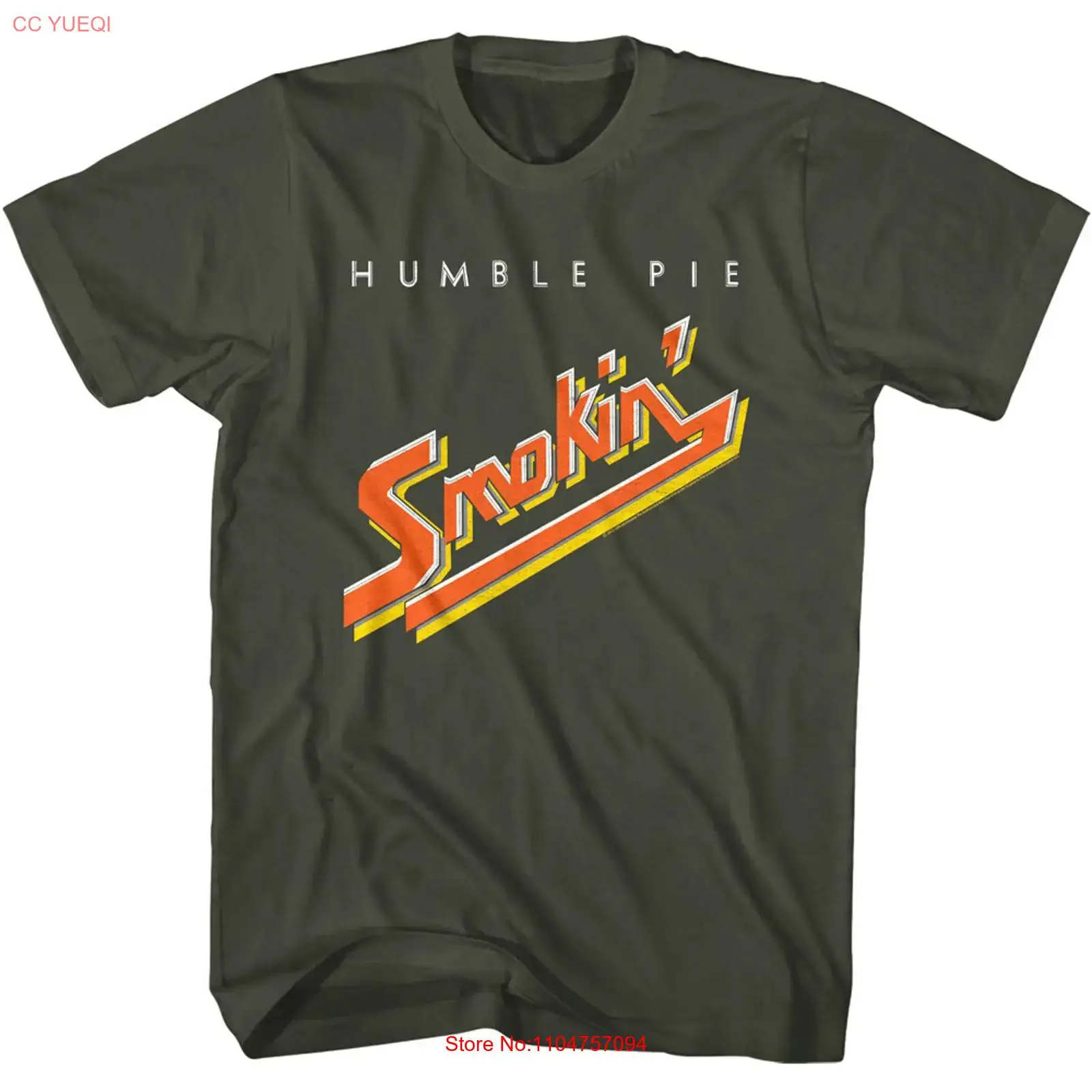 Men'S Fashion 1960S - เสื้อยืดผู้ชาย Humble Pie Smokin' 1960s Supergroup