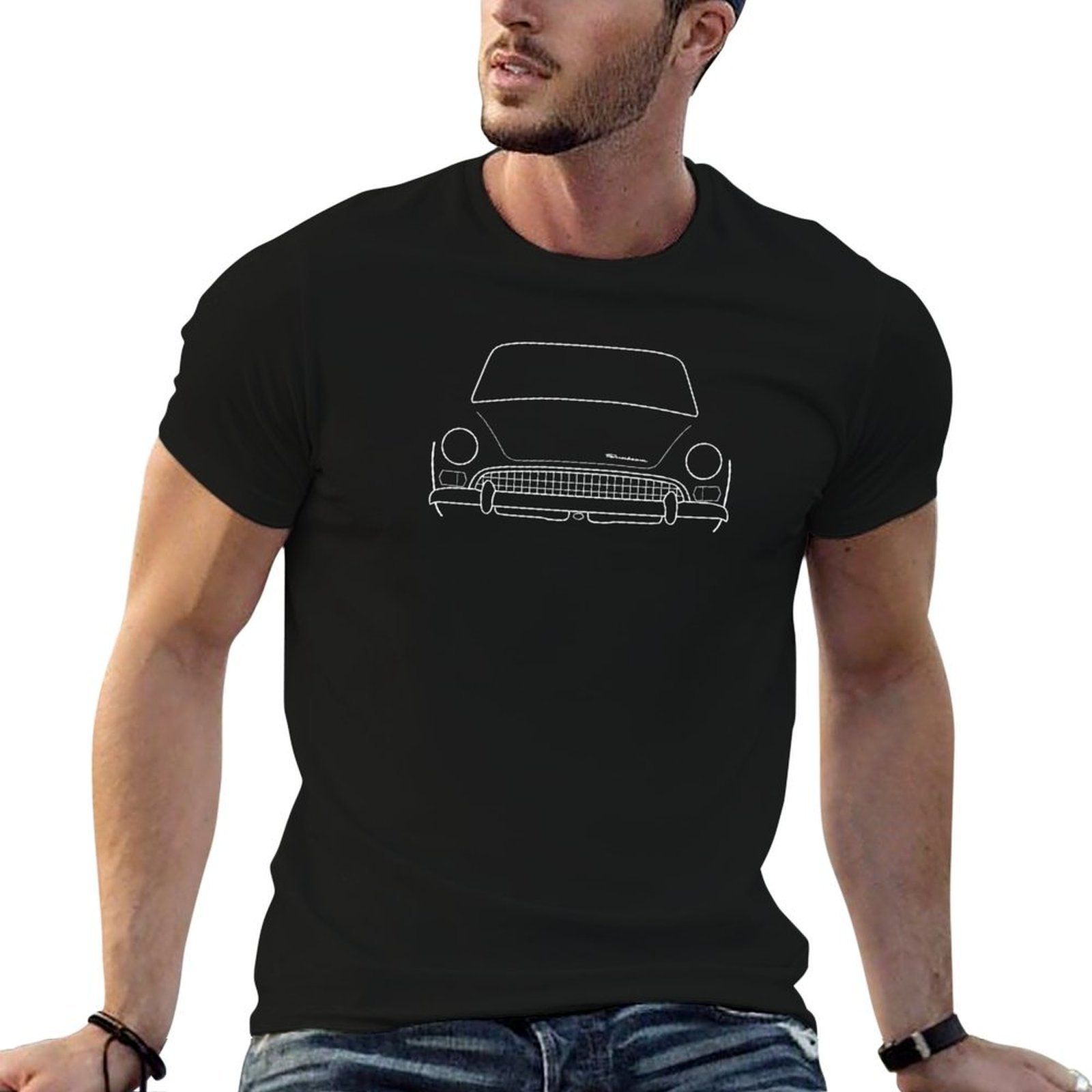 Men'S Fashion 1960S - เสื้อยืดลายกราฟิก Sunbeam Tiger Mk II รถคลาสสิกอังกฤษยุค