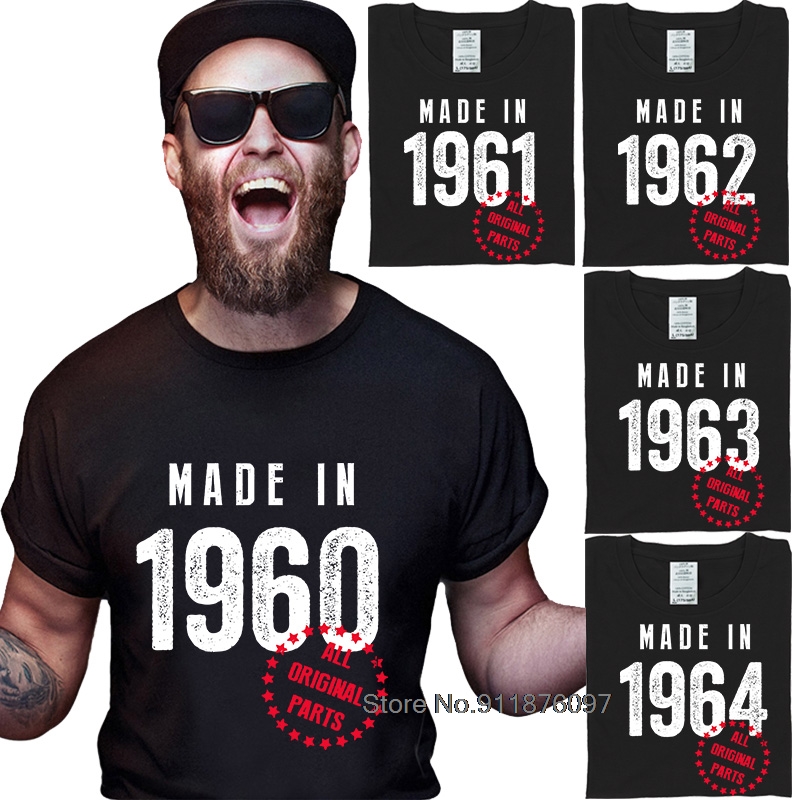 Men'S Fashion 1960S - เสื้อยืดชายฝ้ายฤดูร้อนขนาดใหญ่พิมพ์ Streetwear ตลกจริงๆเสื้อ T 1960 1961