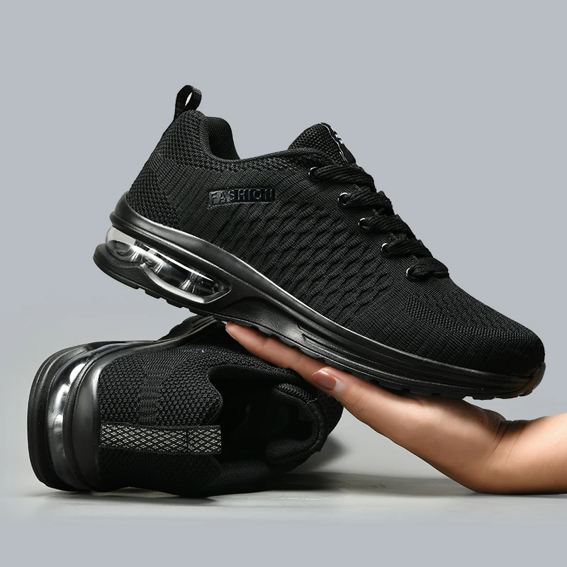 Men'S Fashion Running Shoes - รองเท้าวิ่งชายรองเท้า Lace Up รองเท้าผ้าใบแฟชั่นน้ําหนักเบารองเท้าสบายๆชายตาข่ายเดินรองเท้าเทนนิสกลางแจ้งรองเท้าผู้ชาย PLUS ขนาด