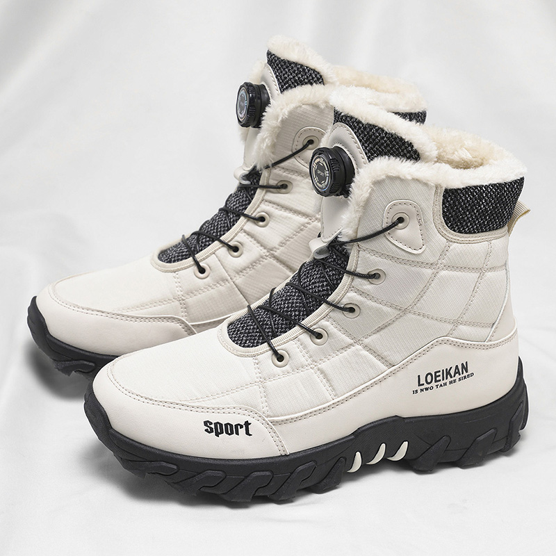 Men'S Fashion Footwear - รองเท้าบูทหิมะบุขนหนานุ่มสบายสำหรับผู้ชาย สไตล์ใหม่ประจำฤดูหนาวปี 2025 - รองเท้าอเนกประสงค์สำหรับกิจกรรมกลางแจ้งและทันสมัย