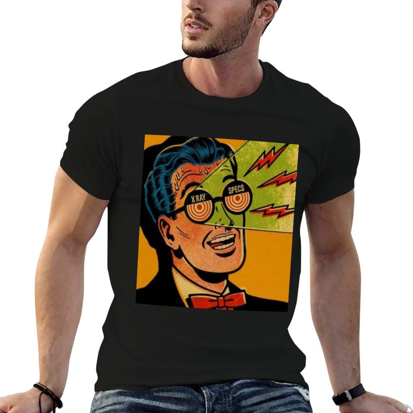 1950S Fashion Men'S - แว่นตาเอ็กซ์เรย์วินเทจยุค 1950s เสื้อยืด เสื้อแฟชั่น เสื้อผ้า เสื้ออนิเมะ