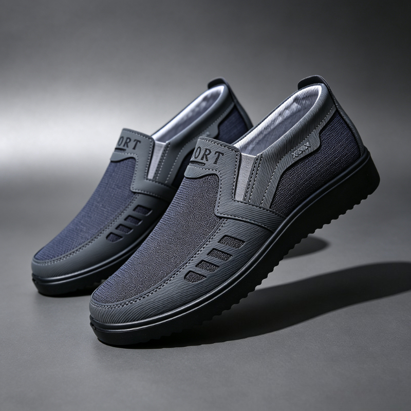 Men'S Fashion Loafers - รองเท้าผู้ชายแบบสวม ผ้าแคนวาส ระบายอากาศได้ดี สวมใส่สบาย พื้นรองเท้ากันลื่น เหมาะสำหรับการเดินในชีวิตประจำวัน
