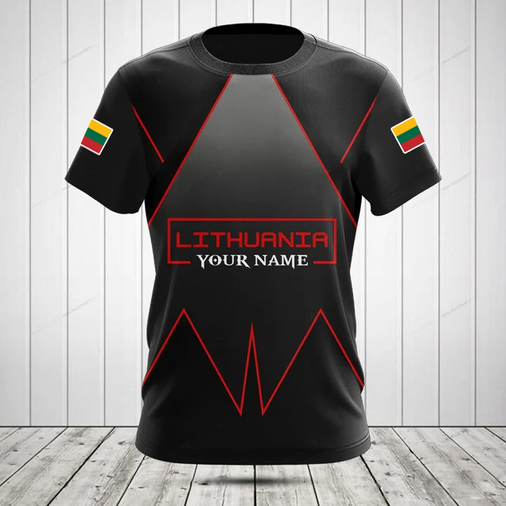 เสื้อยืดกราฟิกธงชาติลิทัวเนียแ - Men'S Fashion Names บทวิจารณ์และราคา