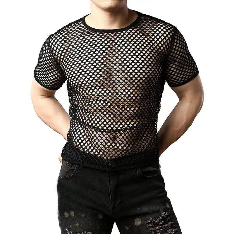 เสื้อยืดตาข่ายสีดำสำหรับผู้ชาย - Men'S Fashion Night Out บทวิจารณ์และราคา