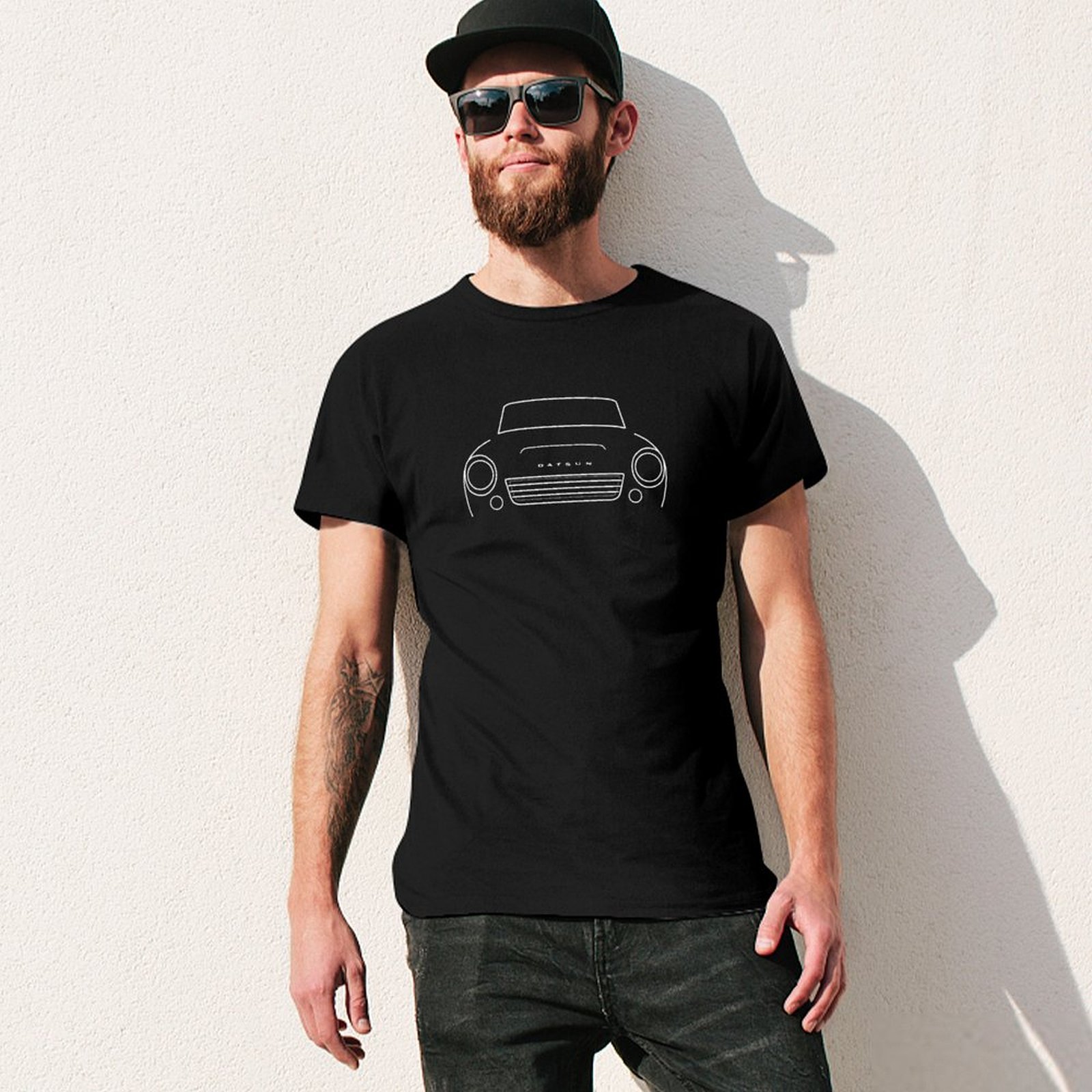 เสื้อยืดลายกราฟิกเส้นขอบสีขาวข - Men'S Fashion 1960S บทวิจารณ์และราคา