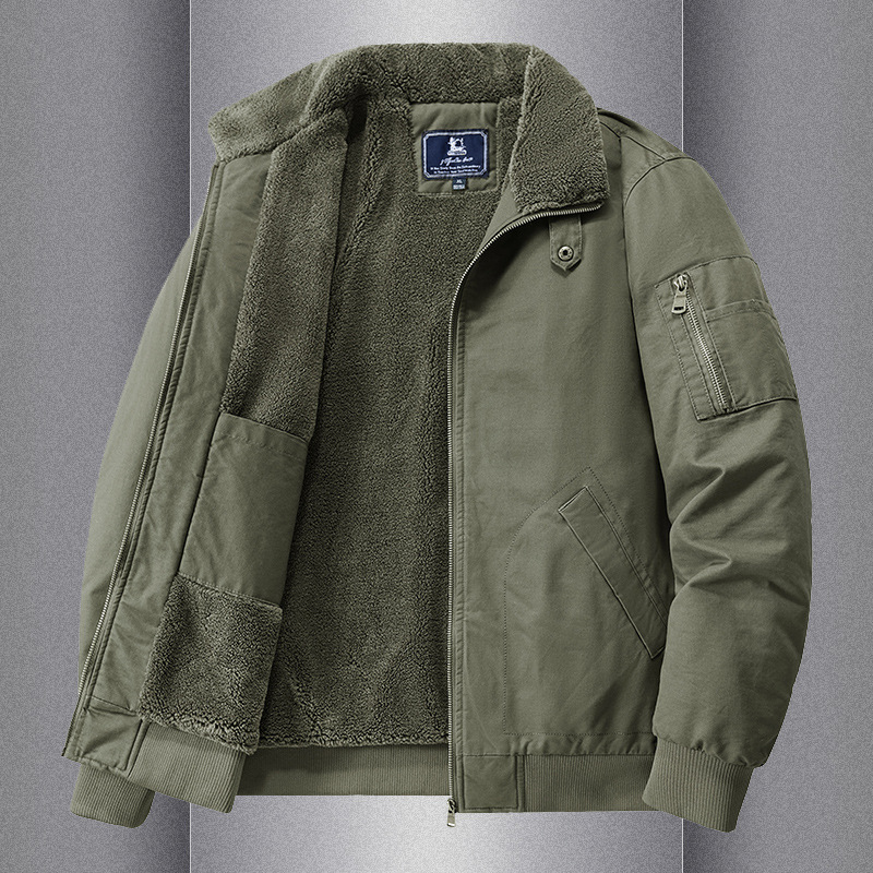 เสื้อแจ็คเก็ตบุผ้าฝ้ายหนา บุด้ - Sherpa Jacket Fleece บทวิจารณ์และราคา