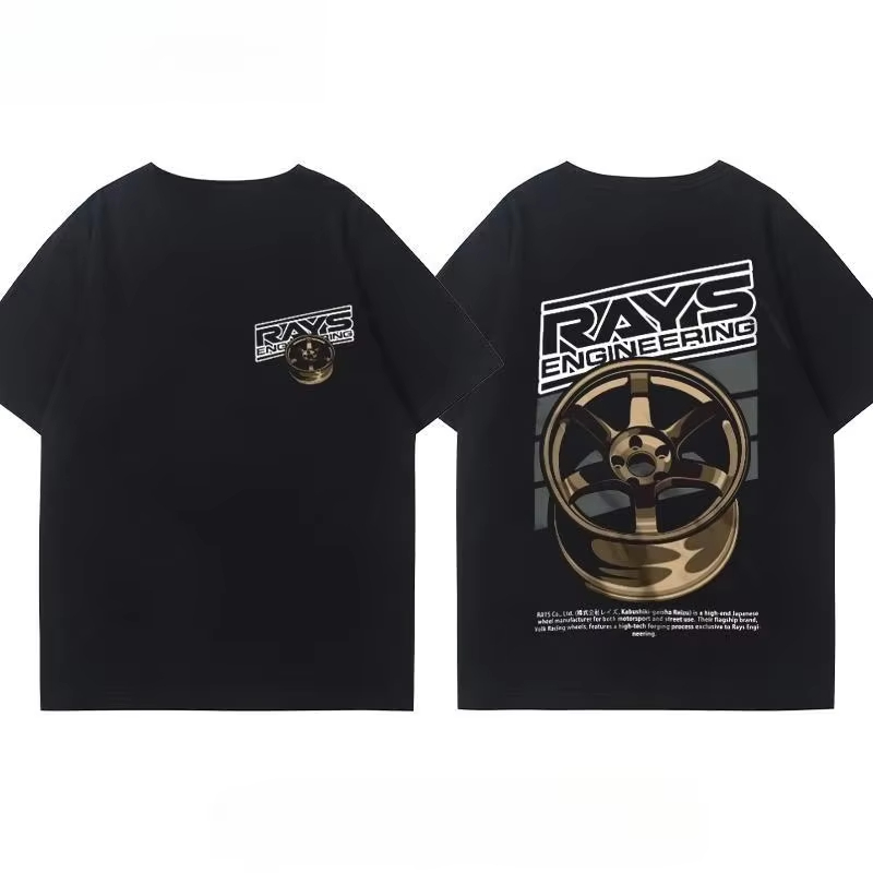 เสื้อยืดแขนสั้นลายล้อแม็กซ์รถย - Men'S Fashion Hub บทวิจารณ์และราคา