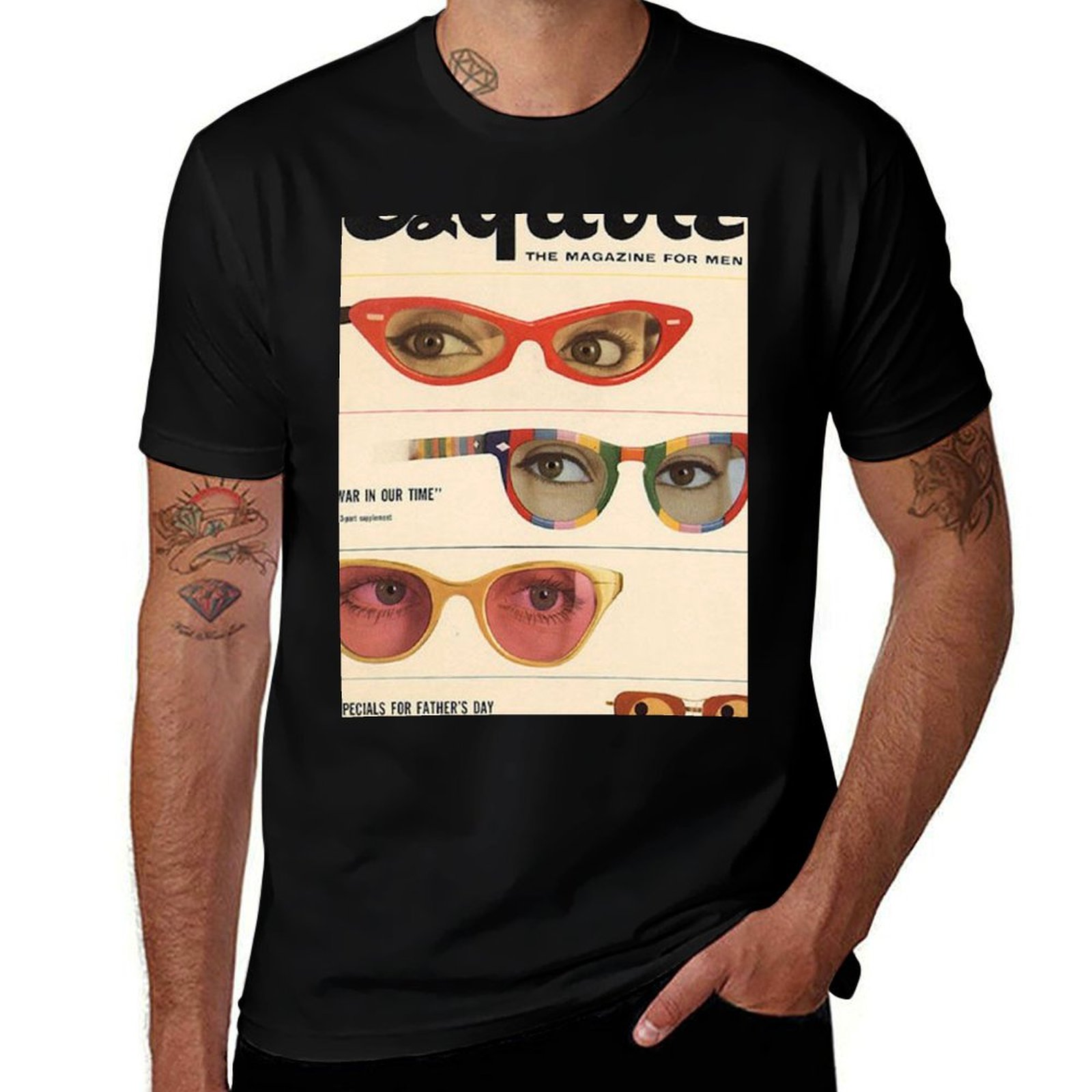 เสื้อยืดแฟชั่นย้อนยุค แว่นกันแ - Men'S Fashion 1960S บทวิจารณ์และราคา