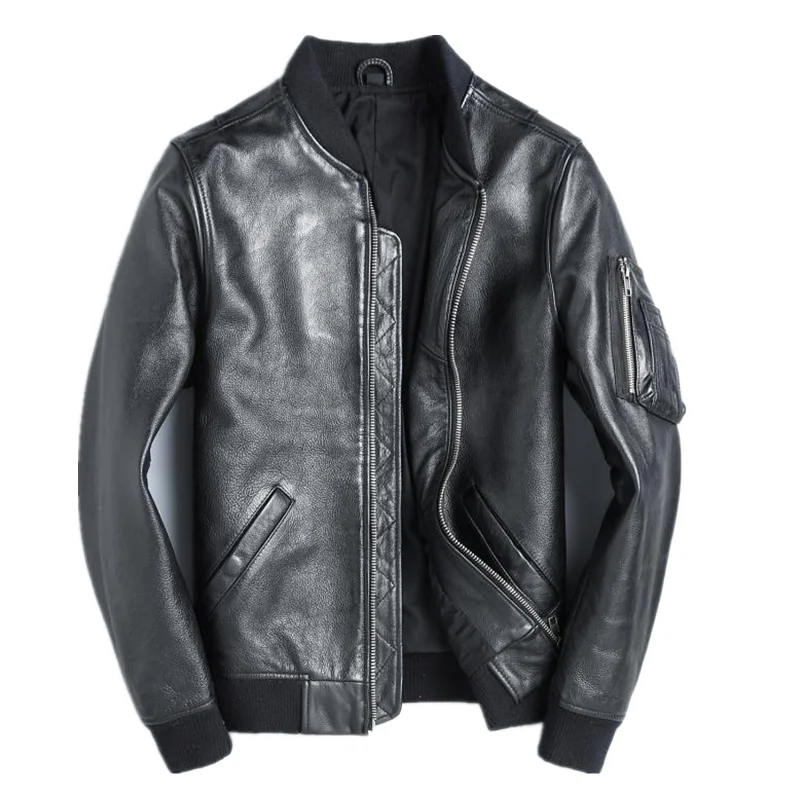 ปี!จัดส่งฟรีขายส่งยี่ห้อใหม่คล - Bomber Jacket Men บทวิจารณ์และราคา