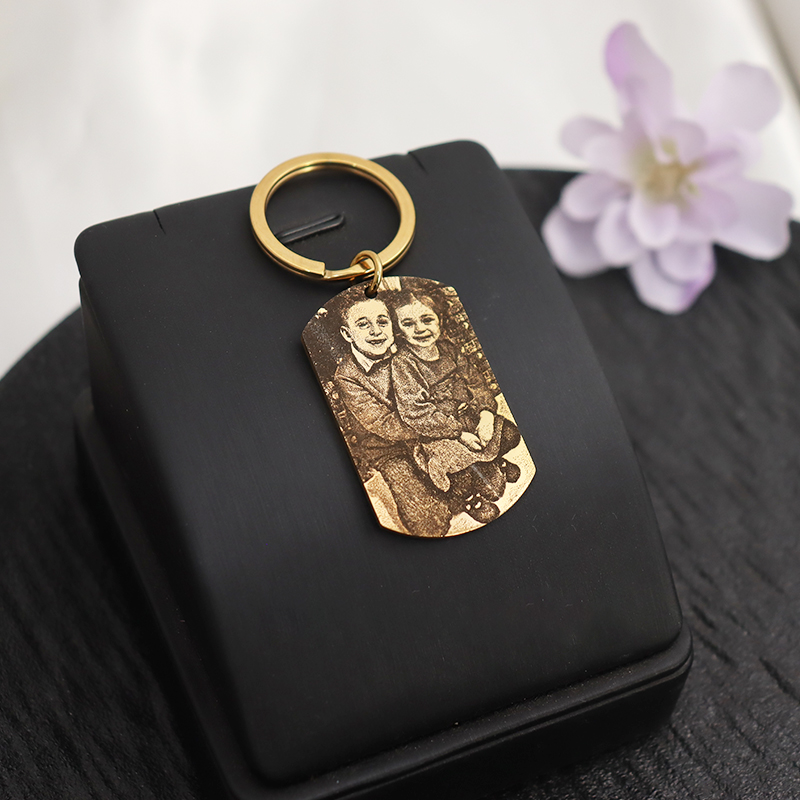 CUSTOM แกะสลักภาพพวงกุญแจจี้ K - Men'S Fashion Gold Chain บทวิจารณ์และราคา