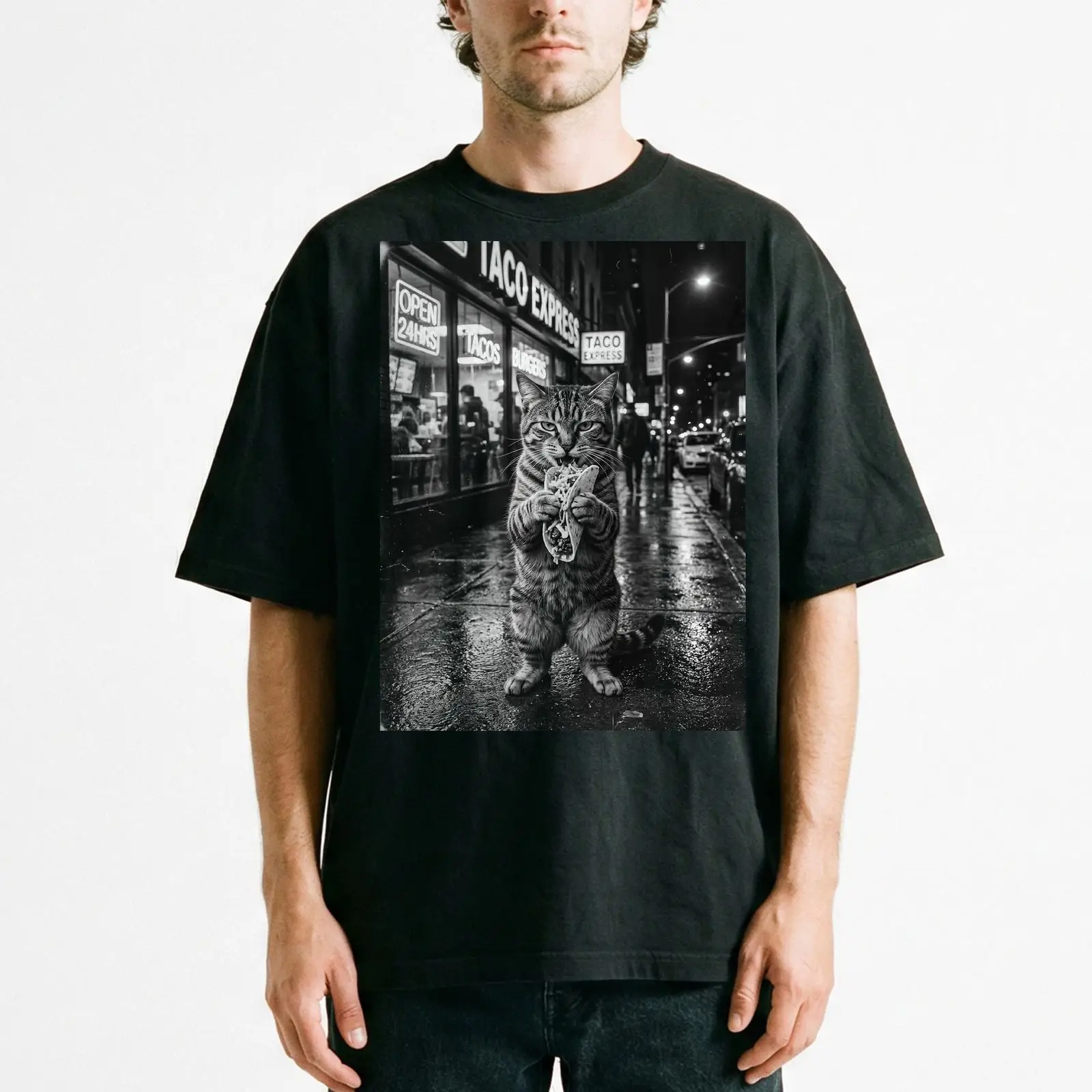 เสื้อยืดลายแมวตาลาย สำหรับคนรั - Men'S Fashion Night Out บทวิจารณ์และราคา
