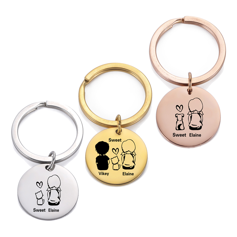 พวงกุญแจส่วนตัวสำหรับครอบครัว  - Men'S Fashion Gold Chain บทวิจารณ์และราคา