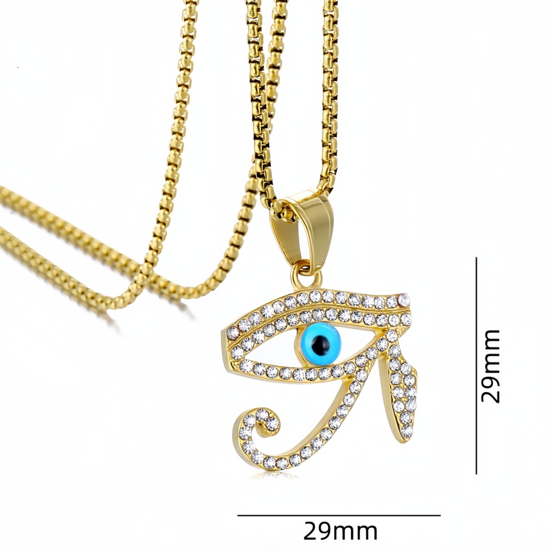 จี้รูปดวงตาแห่งฮอรัสแบบโบราณขอ - Men Fashion Egypt บทวิจารณ์และราคา