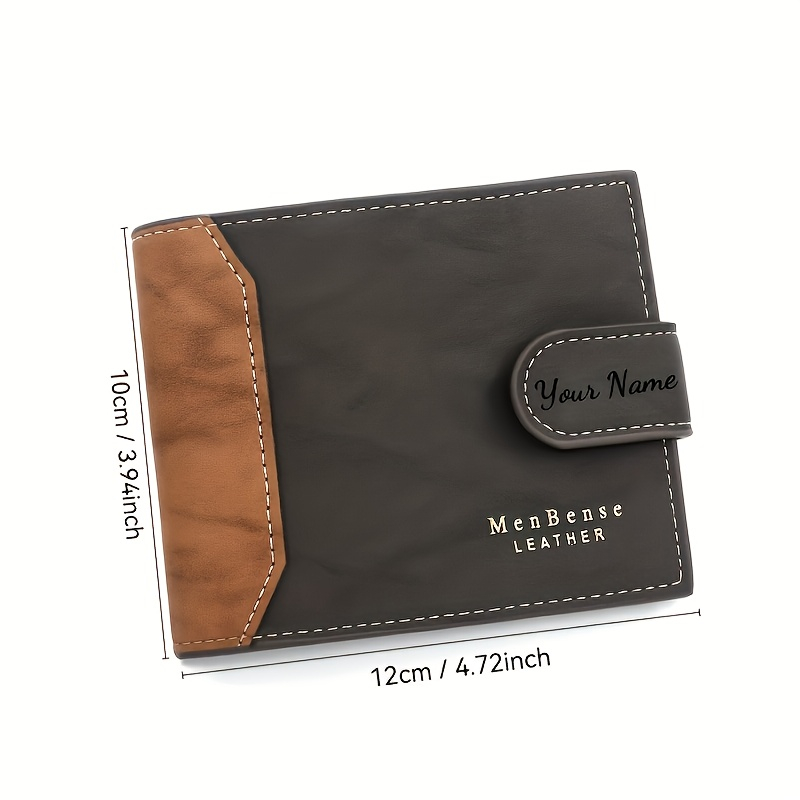 กระเป๋าสตางค์หนังแบบพับสองตอน  - Men'S Fashion Names บทวิจารณ์และราคา