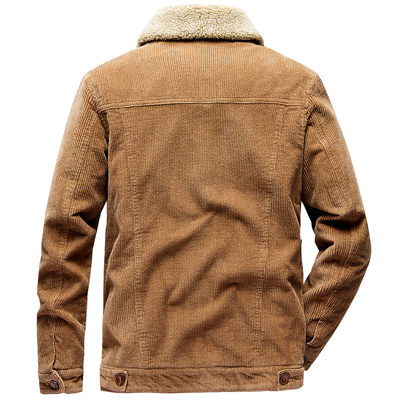 เสื้อแจ็คเก็ตคาร์โก้ผ้าคอร์ดูร - Sherpa Jacket Fleece บทวิจารณ์และราคา