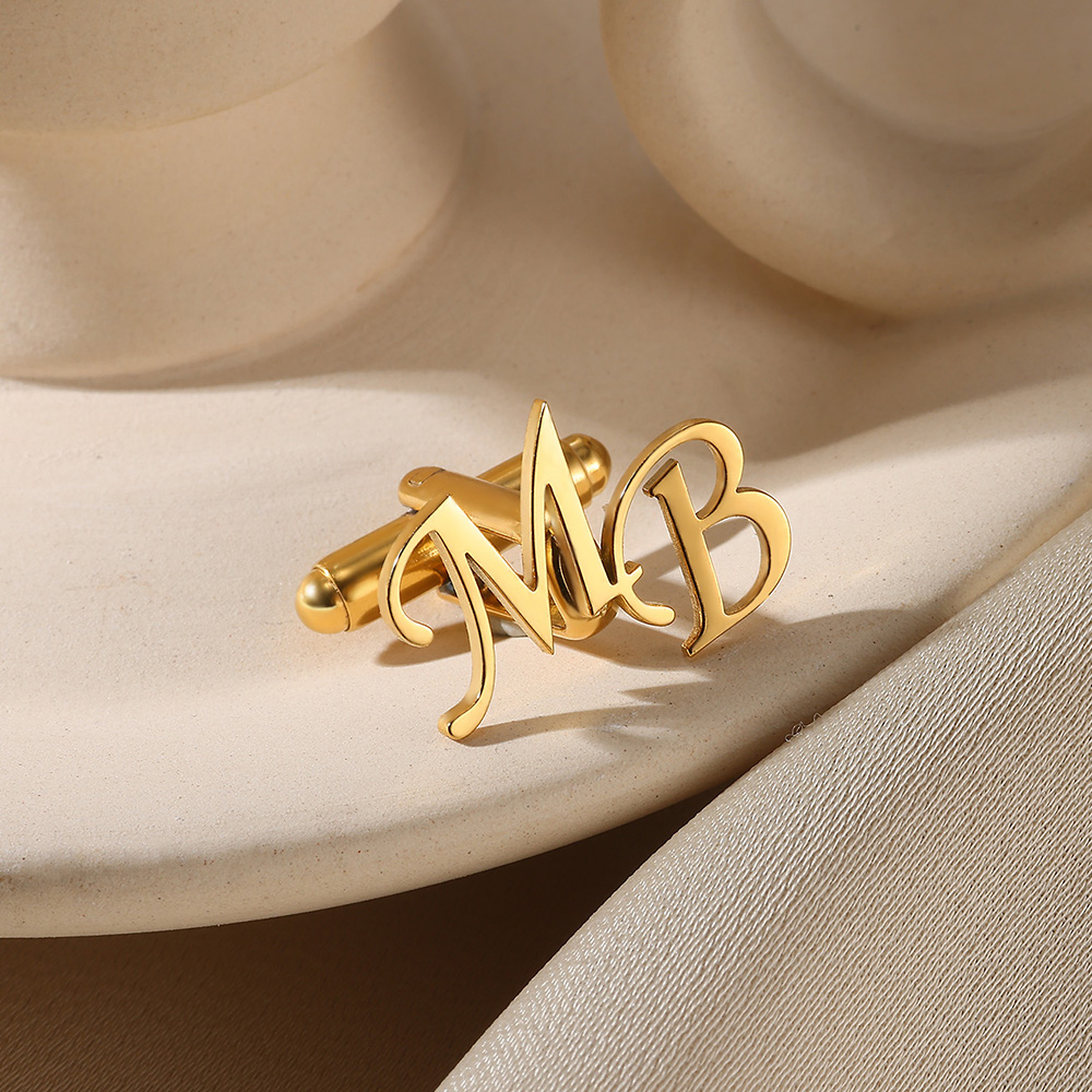 ที่กําหนดเองจดหมายเริ่มต้น Cuf - Men'S Fashion Gold Chain บทวิจารณ์และราคา