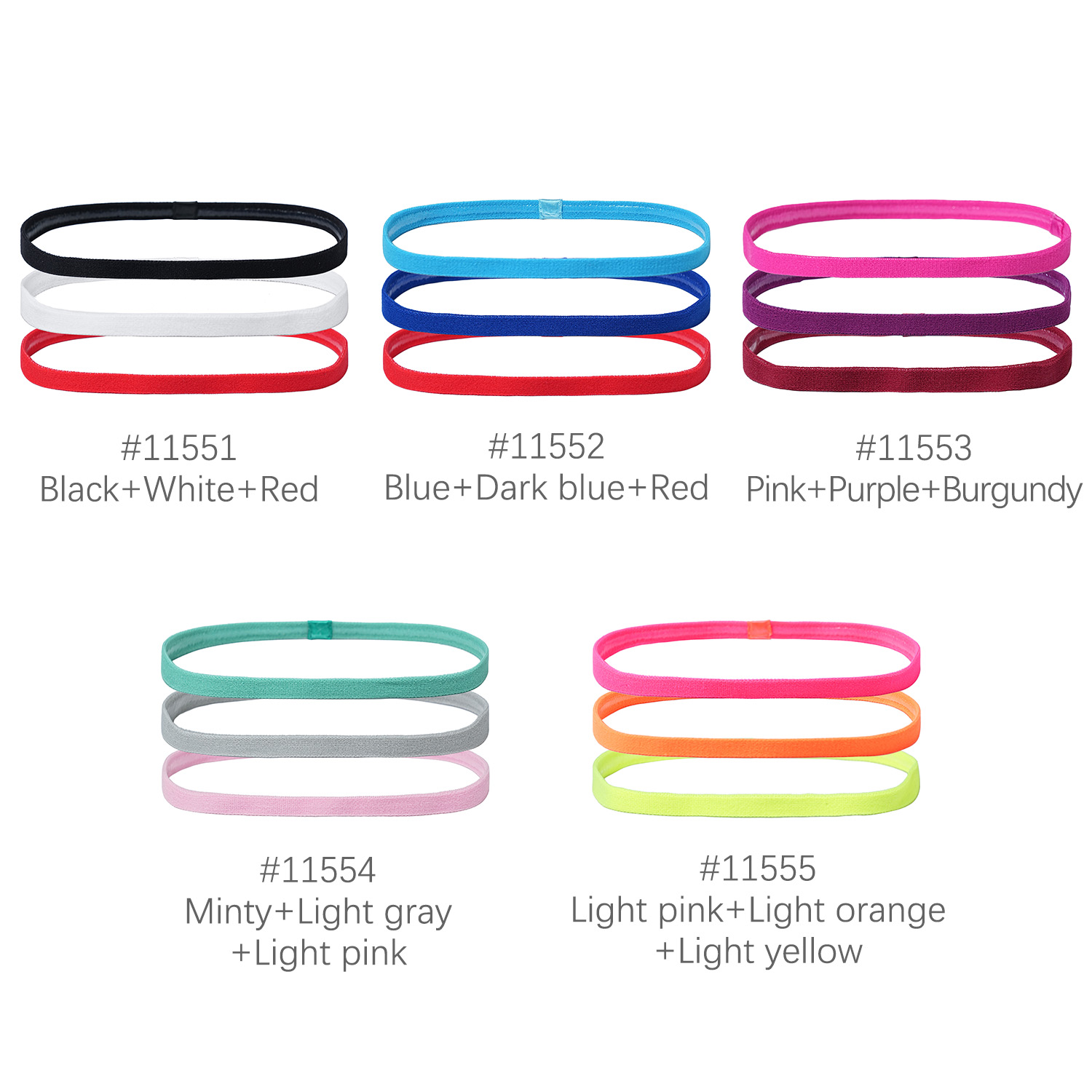 3 ชิ้นลื่นกีฬา Hairband แถบซิล - Men'S Fashion Guide บทวิจารณ์และราคา