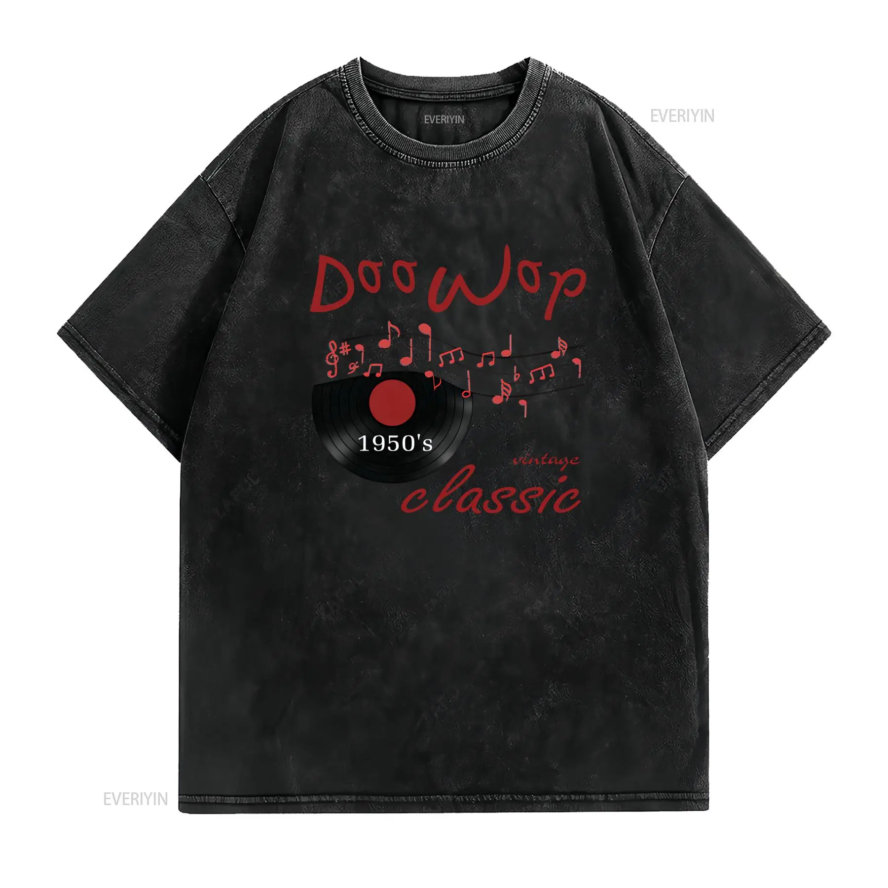 เสื้อยืดลายกราฟิก Doo Wop สไตล - 1950S Fashion Men'S บทวิจารณ์และราคา