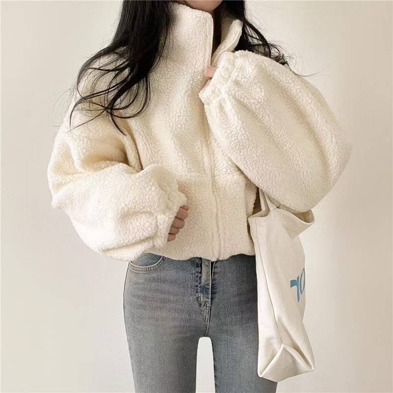 เสื้อฮู้ดดี้ซิปอัพคอตั้งสำหรับ - Sherpa Jacket Fleece บทวิจารณ์และราคา