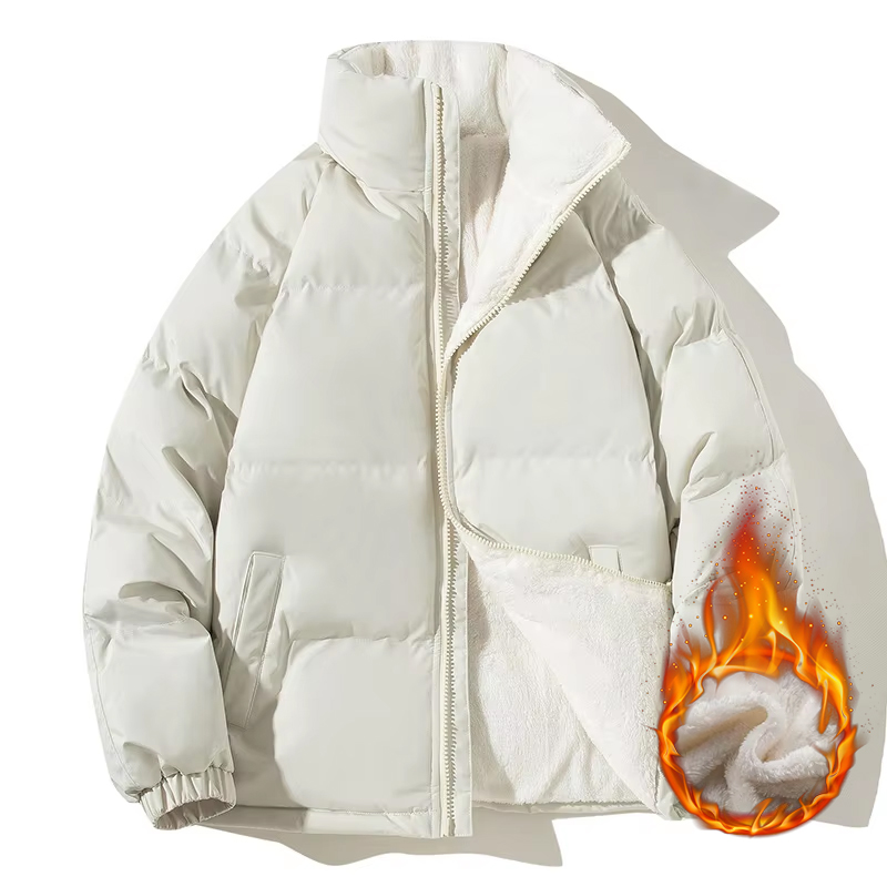 เสื้อแจ็คเก็ตคู่รักแบบหนา อุ่น - Sherpa Jacket Fleece บทวิจารณ์และราคา