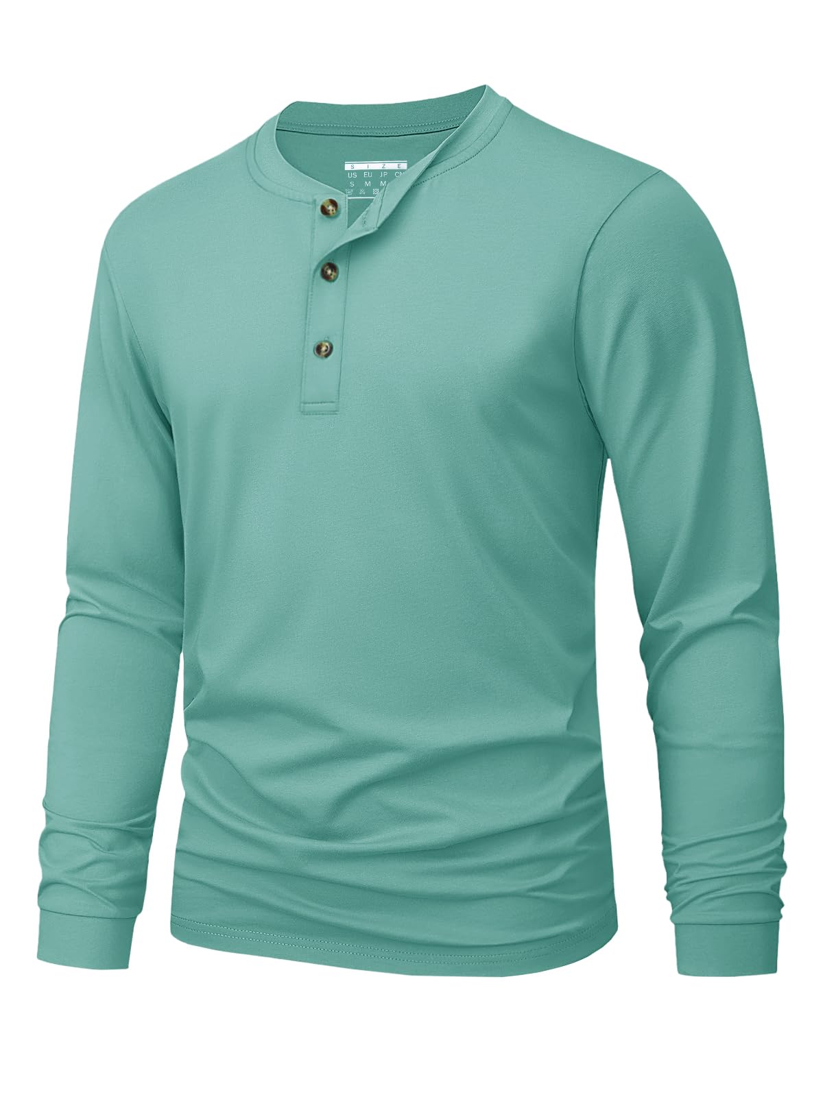เสื้อยืดเฮนลีย์ผู้ชาย สีพื้นเร - Men'S Fashion Course บทวิจารณ์และราคา