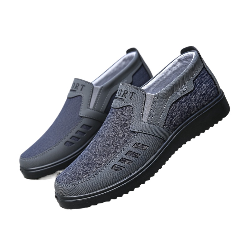รองเท้าผู้ชายแบบสวม ผ้าแคนวาส  - Men'S Fashion Loafers บทวิจารณ์และราคา